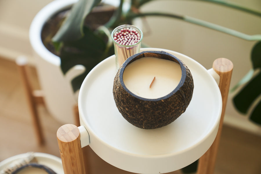 Coconut Shell Candles